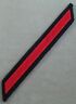 Us Navy Male All Embroidered Red On Black Service Stripes 4 Years