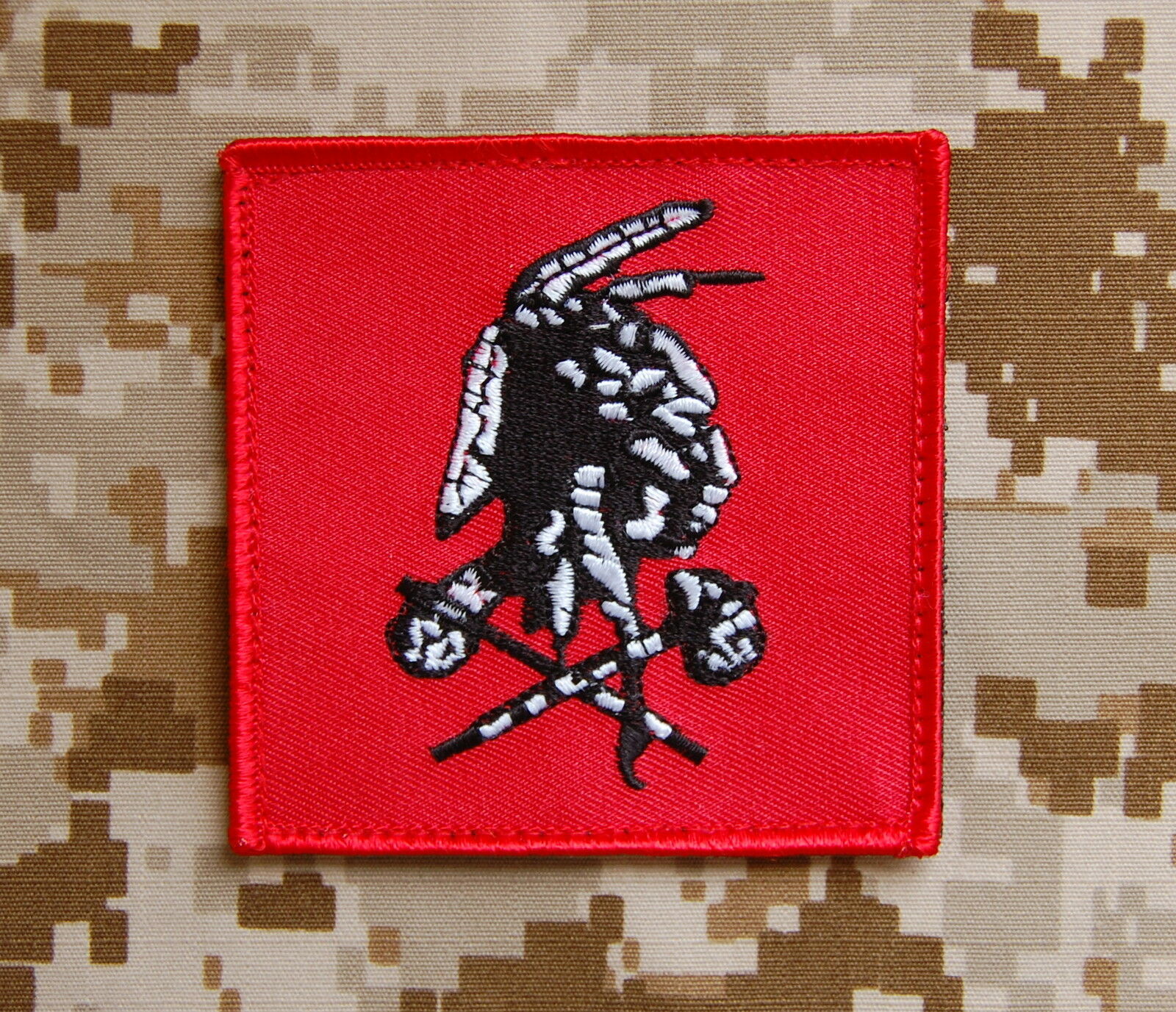 Nswdg Red Squadron 'shooter' Uniform Patch Devgru St6 Red Team Bin Laden Raid