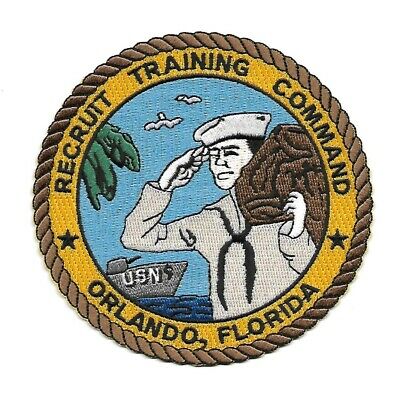 United States Navy Recruit Training Command Orlando, Florida Military Patch Rtc